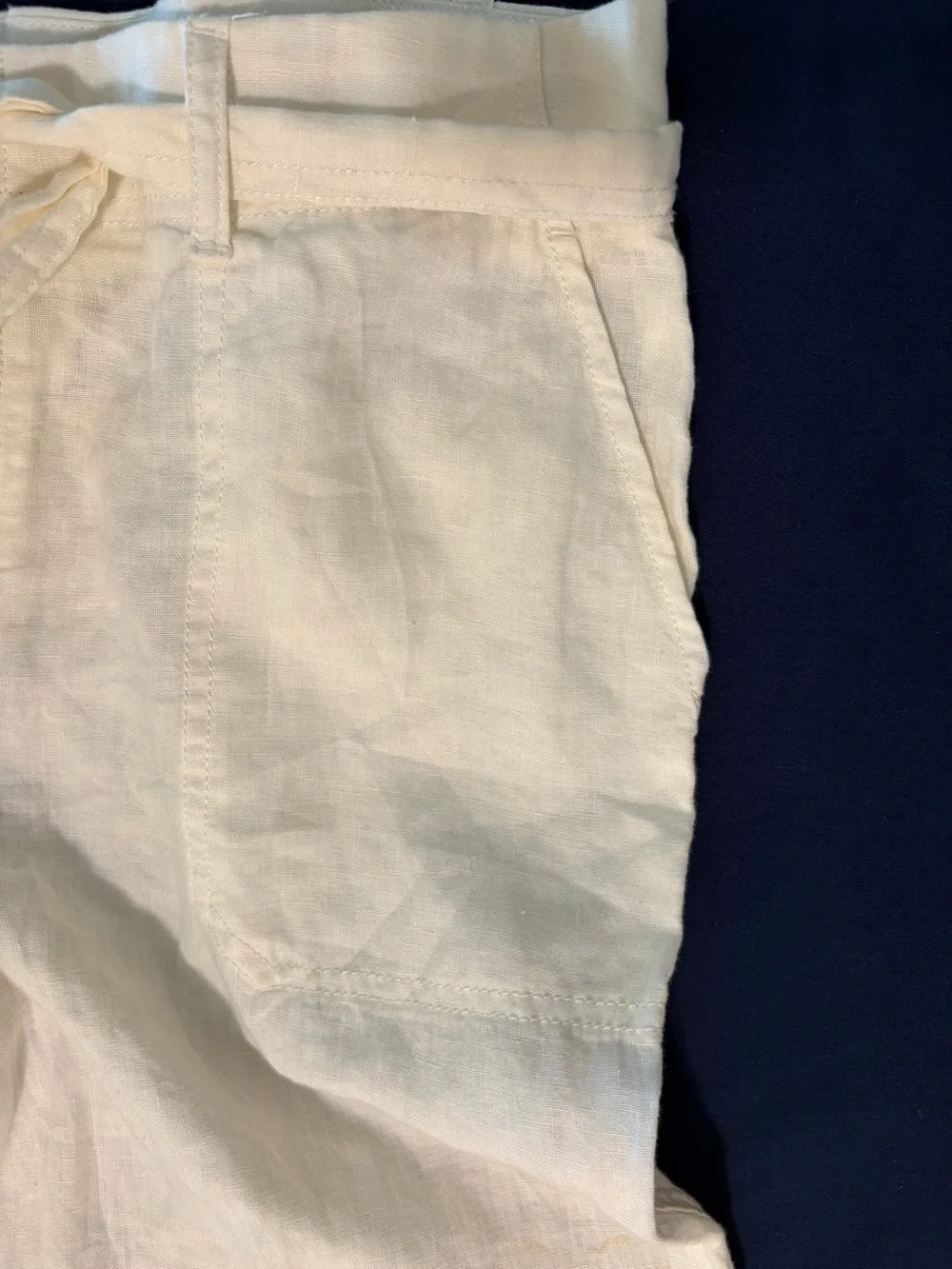 Banana Republic Women’s Linen Pant with belt. Stylish Comfort. Sz 8 NWT